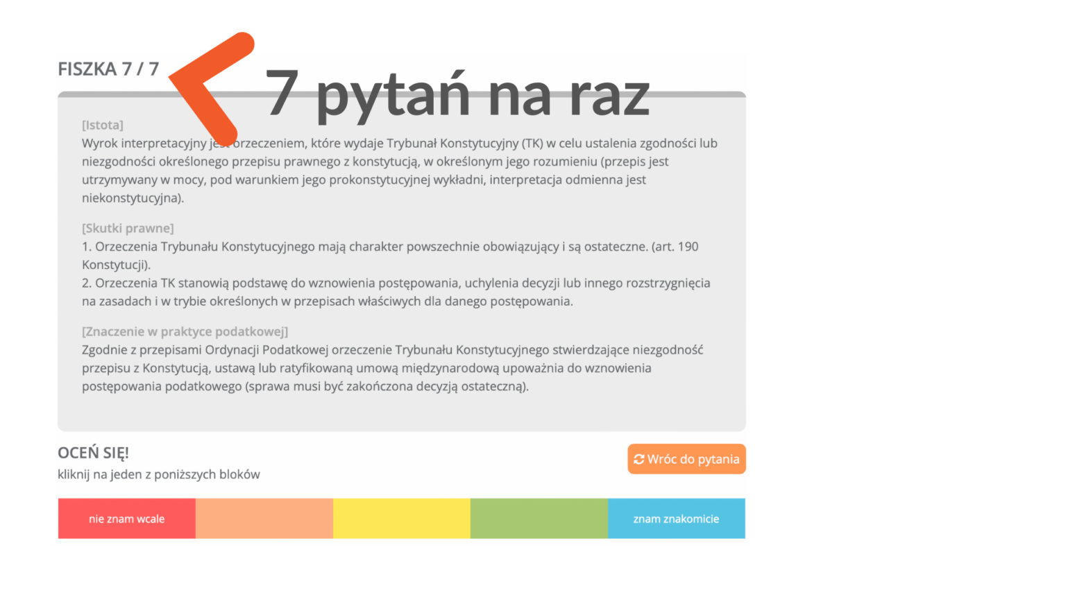 Fiszki do egzaminu ustnego na doradcę podatkowego Podatkowa Oficyna